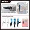 CEERAYZ 185mm Notch Scissors All Purpose Heavy Duty, Garden Shears,