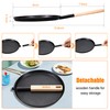 bodkar Frying Pan Skillet 8-inch Flat Crepe Pan, Lightweight Grill