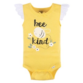 4-Pack Baby Girls Bee Garden Sleeveless Onesies® Bodysuits 3-6M