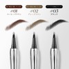 LIANGNISHI New Women's Double Claw Double Point Waterproof Eyeliner, Extra
