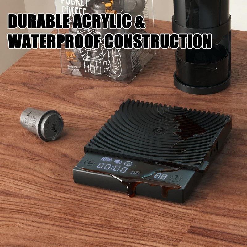 TIMEMORE Basic Mini Coffee Scale, Multifunction Electronic Espresso Scale, Weigh