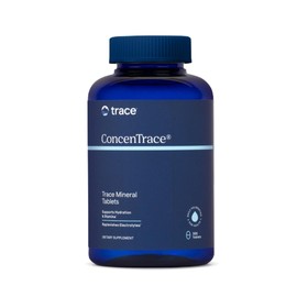 Trace Minerals ConcenTrace Trace Minerals Tablets - Daily Supplement for Overall Wellness - Natural Energy, Bone Strength, Healthy Connective Tissue & Immune System Support - 300 Count (100 Servings)