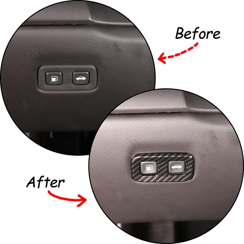 Trunk Switch Button Cover Trim Compatible with Chevy Corvette C6