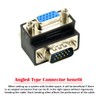 CY 270 Degree Right Angled VGA SVGA 15pin Male To