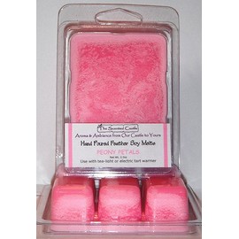 2 Pack Scented Soy Wax Melts - Peony Petals by The Scented Castle