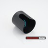 JQK Bathroom Cup Dispenser, Black Small Disposable Paper Mouthwash Cup