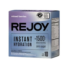 Rejoy Paquetes de Electrolitos En Polvo Suplemento De Hidratación Instantanea Con 6 Tipos de Electrolitos y Vitamina C Sin Azúcar Vegano Sin OGM Sin  