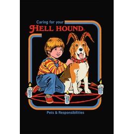 Poster Foundry Set of 6 - New Arrival Baby Steven Rhodes Hell Hound Greeting Card 5x7