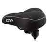 Sunlite Cloud-9 Bicycle Suspension Cruiser Saddle, Cruiser Gel, Tri-color Black