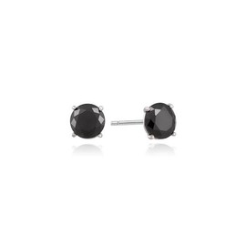 Mini White Silver Earrings (3mm) OTE117Q03Q White / 미니 화이트 실버 귀걸이 (3mm) OTE117Q03Q 화이트