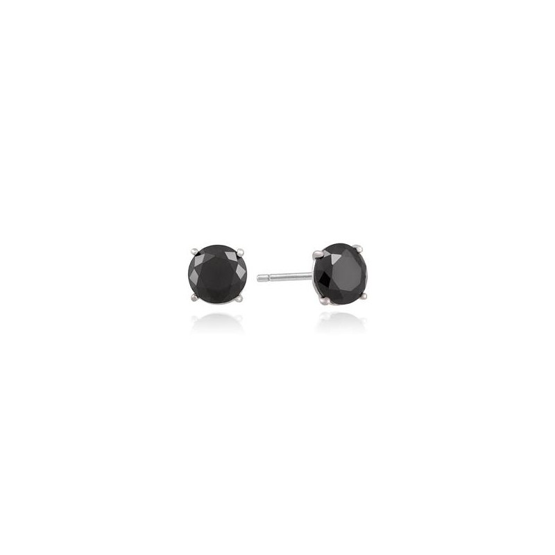 Mini White Silver Earrings (3mm) OTE117Q03Q White / 미니 화이트