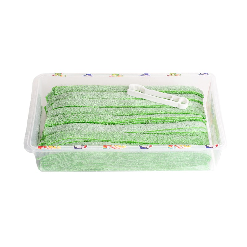 Watermelon Sour Belts 3.5 Pound Box - 200 Pieces