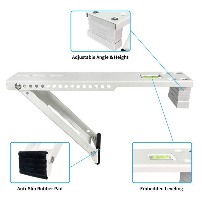 Window Air Conditioner Support Bracket,Universal AC Support Bracket Heavy Duty,