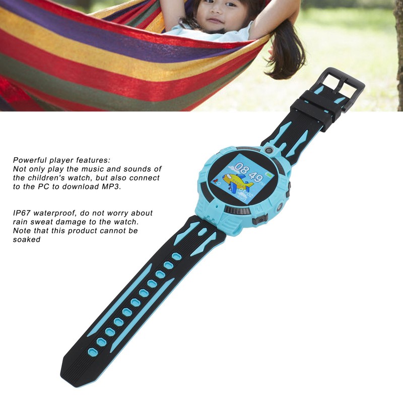 Kids Smartwatch 1.3in IP67 Waterproof Multifunctional HD Camera Kids Watch