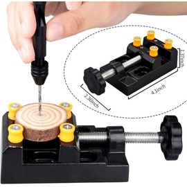 WholeFire 60 Pieces Pin Vises Hand Drill Bits, 0.3-1.2mm PCB Mini Drills and 0.5-3.0 Twist Drills with Precision Hand Pin Vise Rotary Tools for Wood, Jewelry, Plastic etc