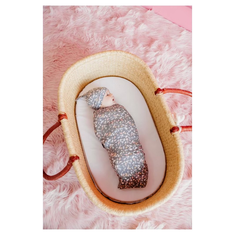 Copper Pearl Diesel Knit Swaddle Blanket Polyester Size 0-3 Months