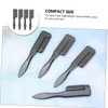 IWOWHERO 4pcs Foldable Eyebrow Grooming Tool Compact Eyebrow Brushes for