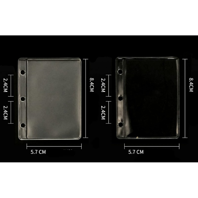Donaly Mini Organizer, 3 Hole Binder, Korean Notebook, Trading Card