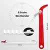 Anmxkoo Strap Wrench, Anti-sliding Strap Wrenche Plumbing, 18 Inches（Length of