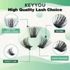 Lash Clusters 96pcs Individual Lashes D Curl 10mm Eyelash Clusters