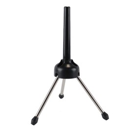 Alnicov Foldable Black Pipe Flute Stand Tripod Holder for Flute Clarinet Saxophone and Other Wind Instruments Compact and Portable Design