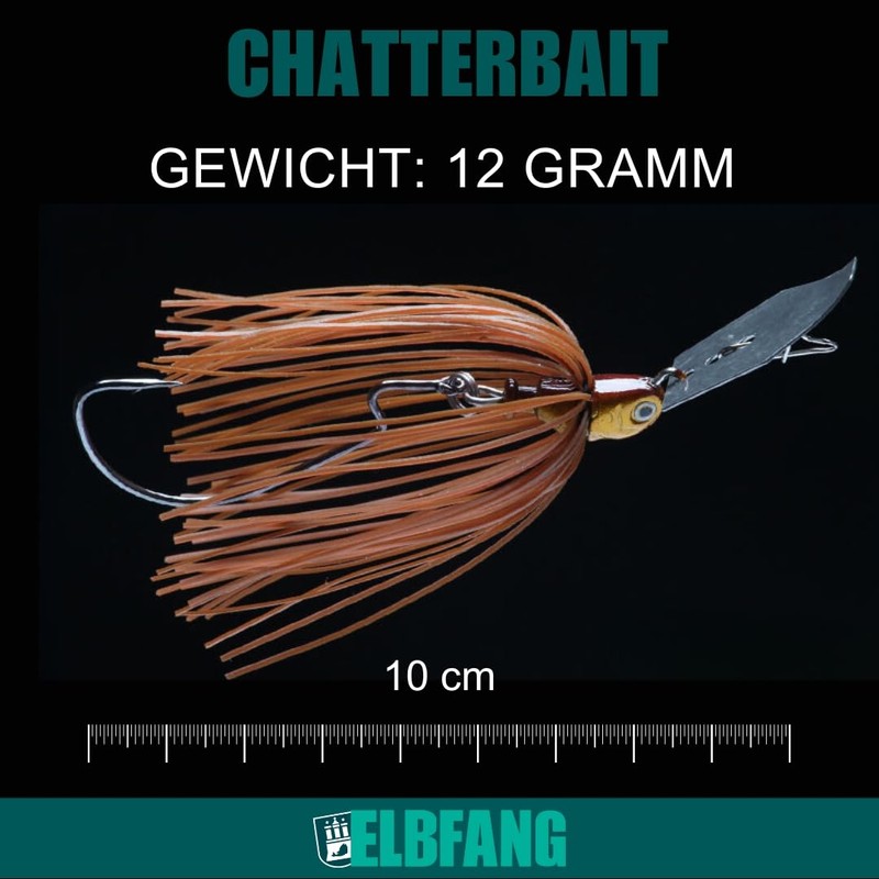 Chatterbait Set 12 g – Zander Pike & Perch Bait