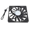 140mm 4 Pin PWM Case Fan Ultra Thin 15mm 1100RPM