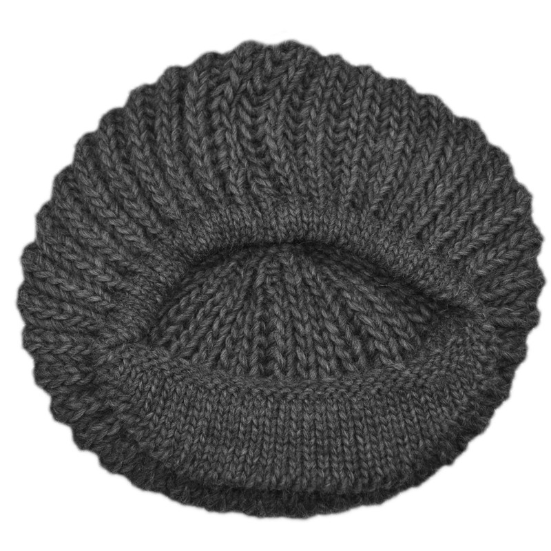 Melegari Knitted Hat with Visor, Hat with Visor, Wool and