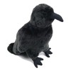 POPOTATO Large Crow Stuffed Animal Realistic 9.44'' Black Crow Plush