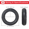 AlveyTech Solid Rubber 10" x 2.50" Honeycomb Tire - Fits