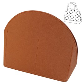 MISIXILE Felt Purse Alma BB PM Organizer Insert Shell Tote Organizer for Women Fits Alma BB PM Insert(PM,Brown)