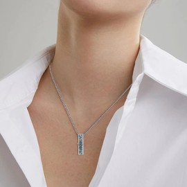 MEIDERBO Dragonfly Urn Necklaces for Ashes 925 Sterling Silver Bar Memorial Necklace for Women Turquoise Dragonfly Bar Cremation Keepsake Jewelry for Human Ashes Holder, Sterling Silver, Turquoise