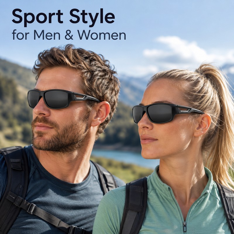 Polarized Sport Sunglasses for Outdoor Activities – UV400 Eyewear for