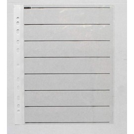 Kenro Transparent Negative Pages for Ringbinder for 7 Strips of 6 Frame 35mm Film Pack of 25 - KNF11
