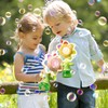 Rechargeable Flower Bubble Guns for Kids W/LED Lights & 10