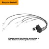 DHL-128-6Q Pulse Igniter Electrode Ignitor Wire Kit 6 Outlet Gas