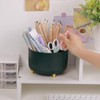 SKYDUE 360 Degree Rotating Desk Organizer, Dual-Purpose Pencil Pen Holder