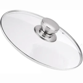 Pan Lid 8 Inch Replacement Glass Lid for 8" Frying Pan, Pot, Wok, Skillet and Compatible with Lodge 8" Cast Iron Skillet