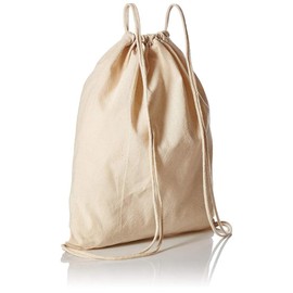 TBF Wholesale Bulk 100% Organic Cotton Canvas Drawstring Backpack Bags (Natural, 14" x 16") - Perfect for Events, Branding & DIY (3)