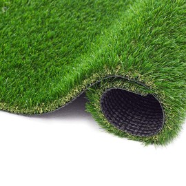 Homietina 1.38in Realistic Artificial Grass Turf 3FTX21FT, Pro Thick Synthetic Fake Grass Mat for Dog Outdoor Indoor Garden Landscape Balcony - Faux Grass Rug Lawn Carpet, Customized Available