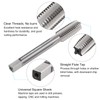sourcing map Tap and Drill Bit Set, 7/16-14 UNC Thread