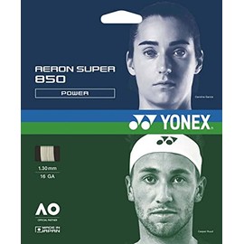 YONEX Hard Tennis String Aero Super 850 (1.30 mm) ATG850 White