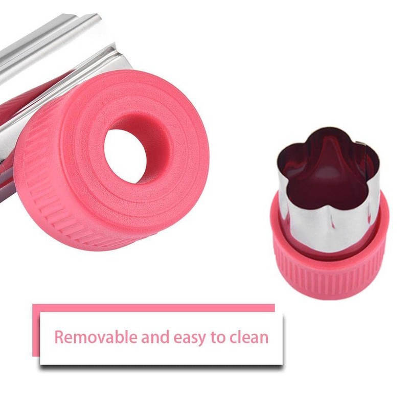 Vegetable Fruit Cutter Stainless Steel Food Mini Pie Cookie Stamps