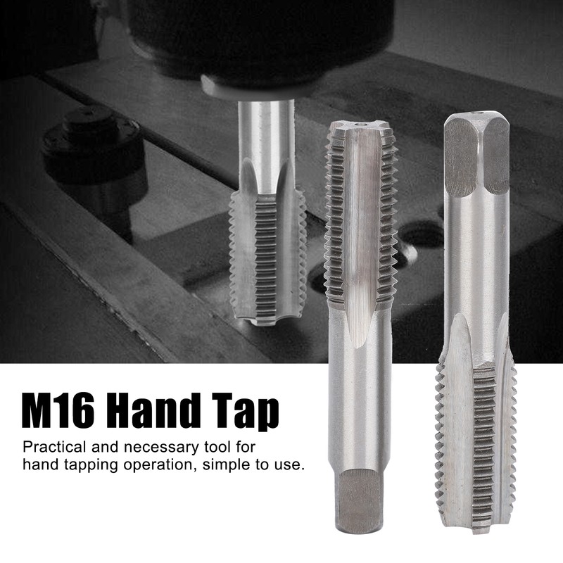 10pcs M16 Hand Screw Tap Alloy Tool Steel High Hardness