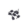 Lasenersm 10-Piece Target Nail Set - Black Plastic Archery Target