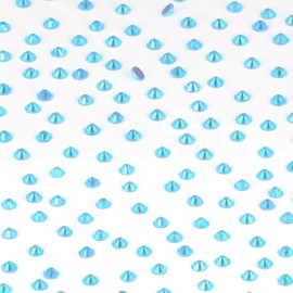 NCB 2880pcs Hotfix Rhinestones, Flatback Crystal Rhinestones for Crafts Clothes DIY Decoration (Aquamarine AB, SS8 2.4mm)