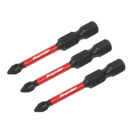 Sealey 3pc 50mm Phillips #1 Impact Power Tool Bit Set - AK8229