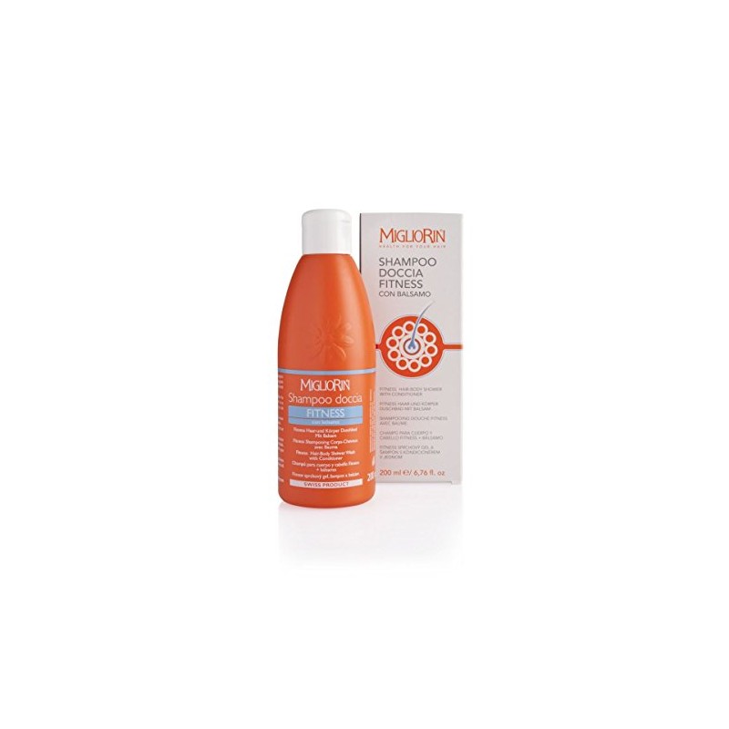 Migliorin Fitness Hair & Body Shampoo & Conditioner 200 Mil