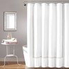 Lush Decor Hotel Collection Shower Curtain, 72" x 72", White