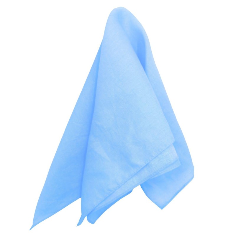 MDSTYLE 100% Cotton Solid Color Bandana for Men & Women